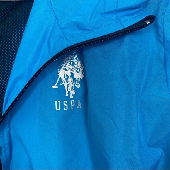 NWT U.S. POLO Logo Windbreaker Jacket SZ XL - Picture 4 of 5
